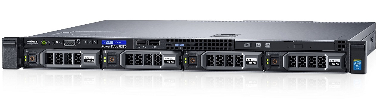 SERVER DELL POWEREDGE R230 E3-1220 V5 (3.00 GHz, 4 core/ 4 threads, 8M Cache)